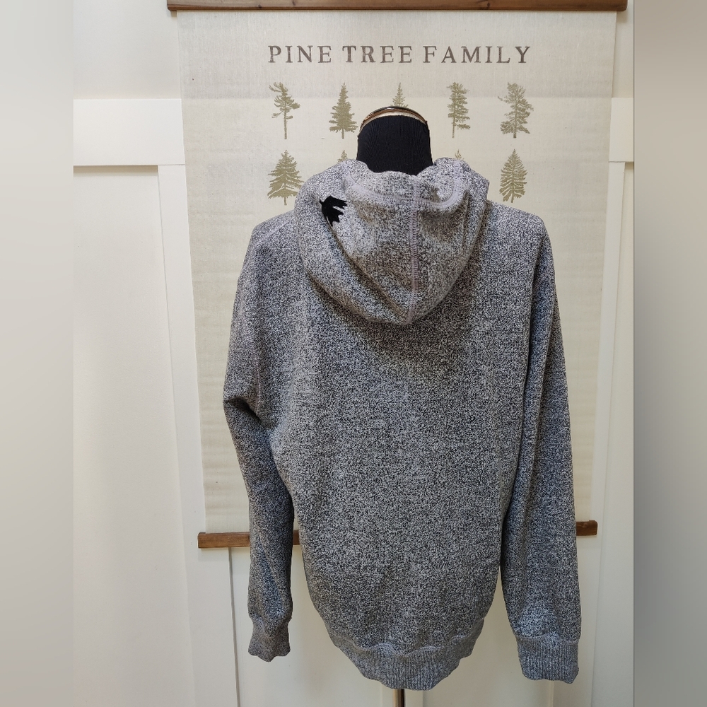 Roots Canada Salt & Pepper Full Zip Hoodie - Grey - Large - Picture 4 of 9